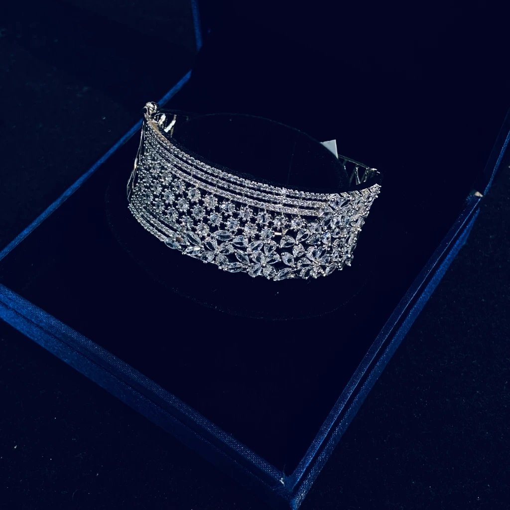 artificial bracelet in dark backgrounnd